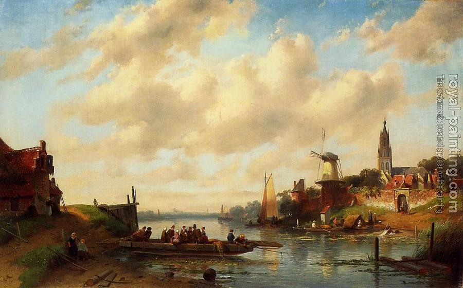 Charles Henri Joseph Leickert : The Ferry II